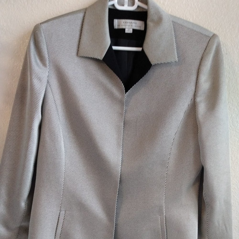 Tahari Two-Tone Jacket